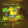 Drawing Light - Skinnende kunstverk - Tegnebrett med lys
