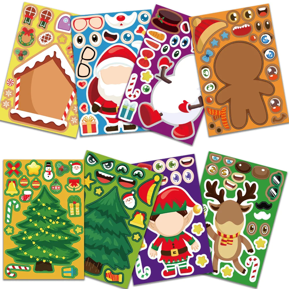 Christmas Stickerset - Juleklistremerker - Flotte julemotiver