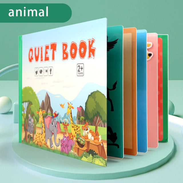 Quiet Book - Utvikle finmotoriske ferdigheter - Læringsbok