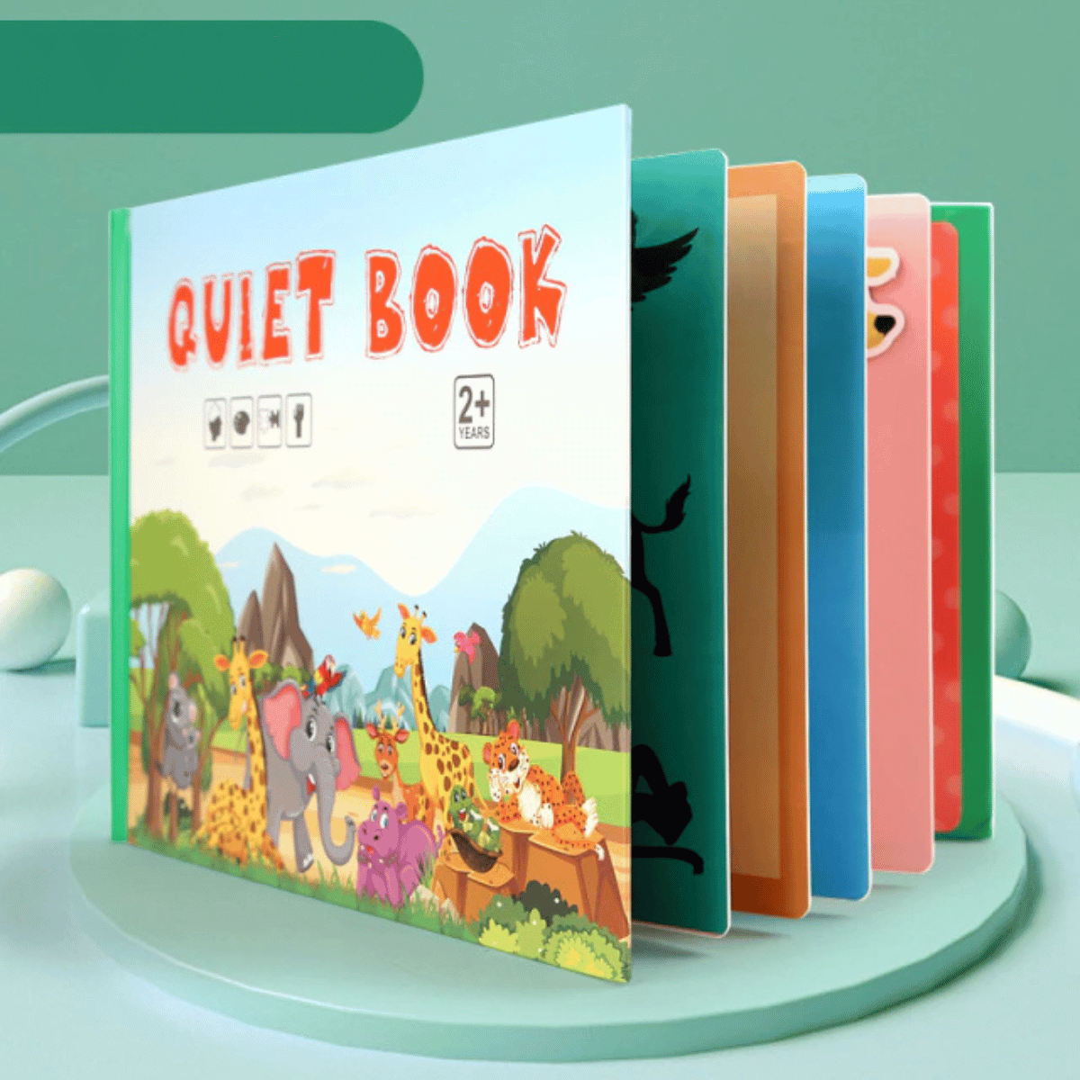 Quiet Book - Utvikle finmotoriske ferdigheter - Læringsbok