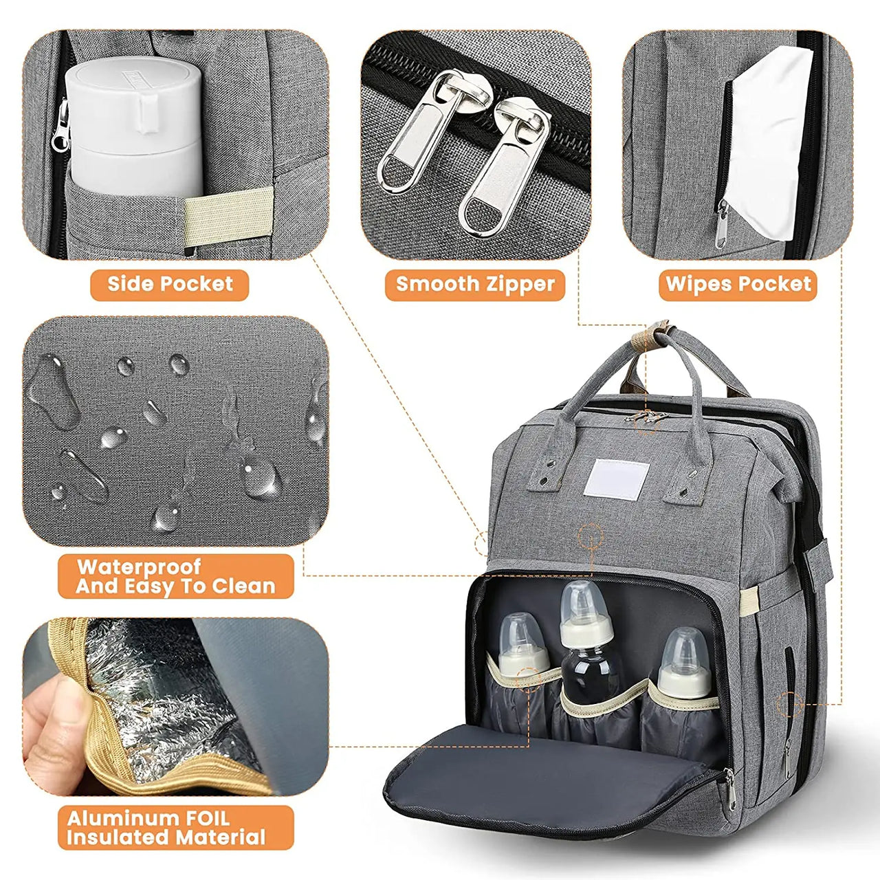 Baby Backpack - Multifunksjonell ryggsekk til babyen - Babyryggsekk