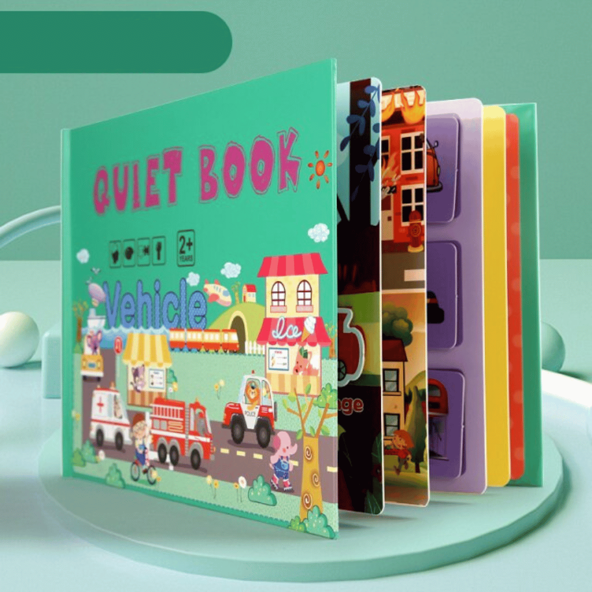 Quiet Book - Utvikle finmotoriske ferdigheter - Læringsbok