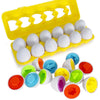 Egg Puzzle - Hjernetrim for barn - Kreativt puslespill med egg og mønster