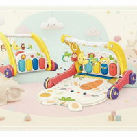 Thumbnail for Step & Play – Interaktivt og trygt – 3-i-1 gåstol og babygym