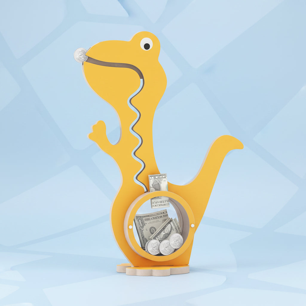 DinoSave – Søt og praktisk – Dinosauris sparegris