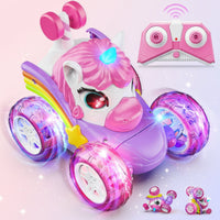 Thumbnail for GlowRide – Fargerik og aktiv – Enhjørning RC-bil