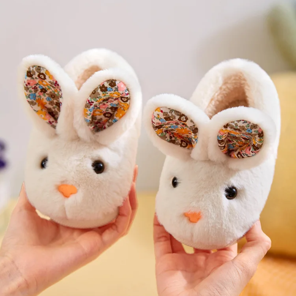 BunnyToes – Myke og varme – Plysj-kaninsko