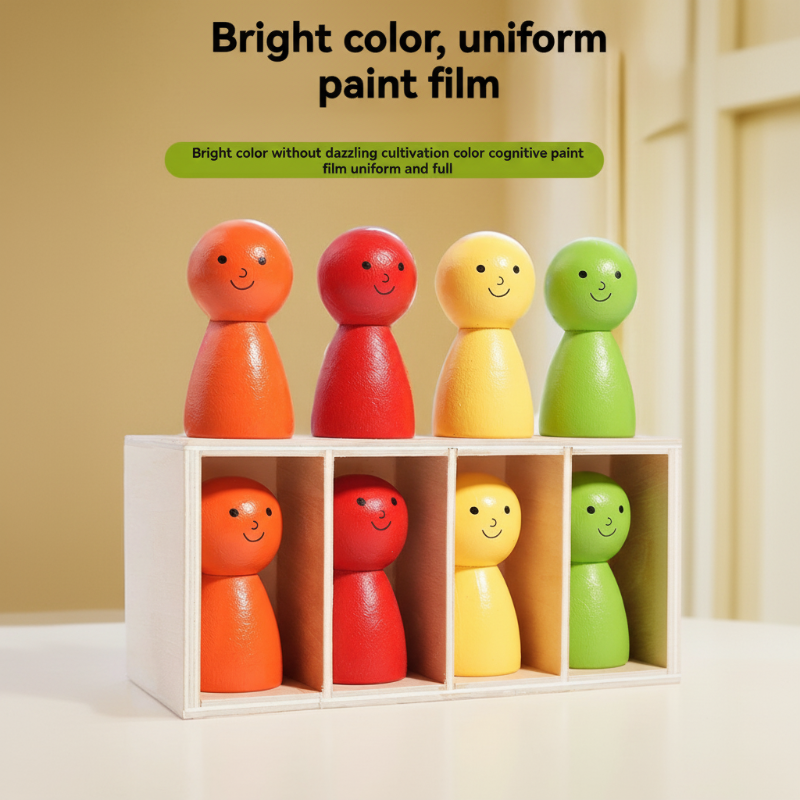 WoodenMatch – Smart og lekent – Montessori fargespill