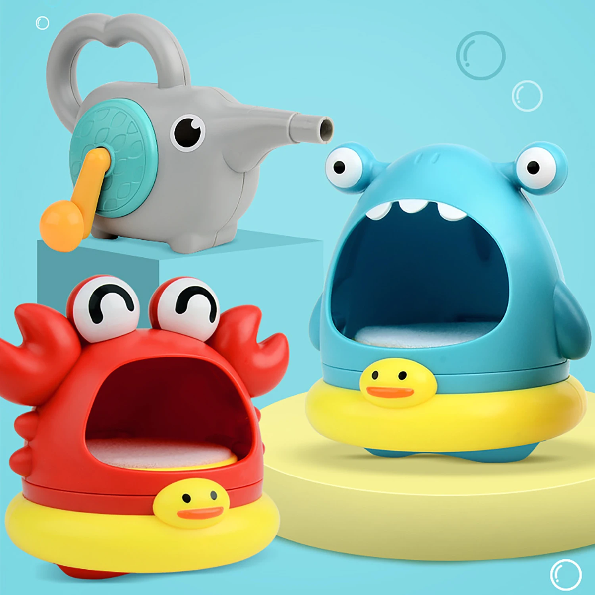 BubblePlay – Lærerikt og morsomt – Krabbe-boble-badeleke