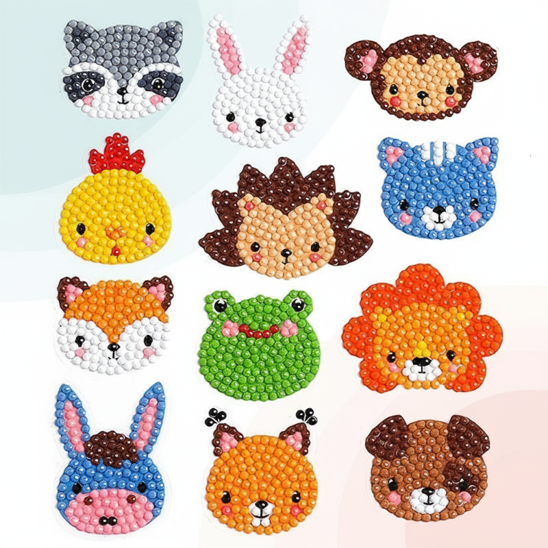 GemArt – Skyggefullt og skinnende – Diamantmaleri-klistremerker