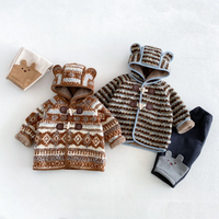 Thumbnail for LittleWarm – Koselig og stilig – Vinterjakke med Fair Isle-mønster