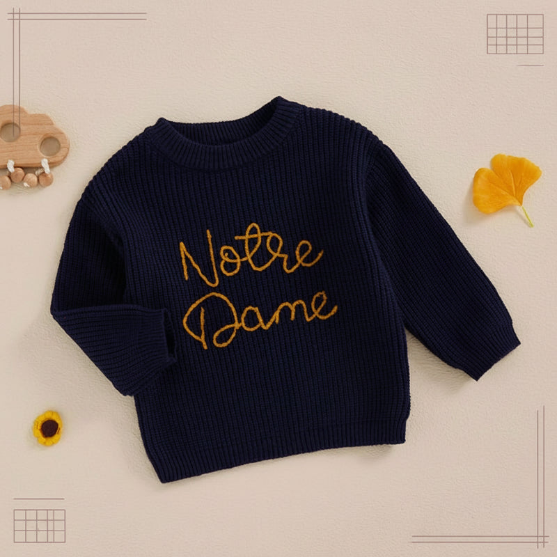 WarmWeave – Komfortabel og lekende – «Notre Dame»-genser