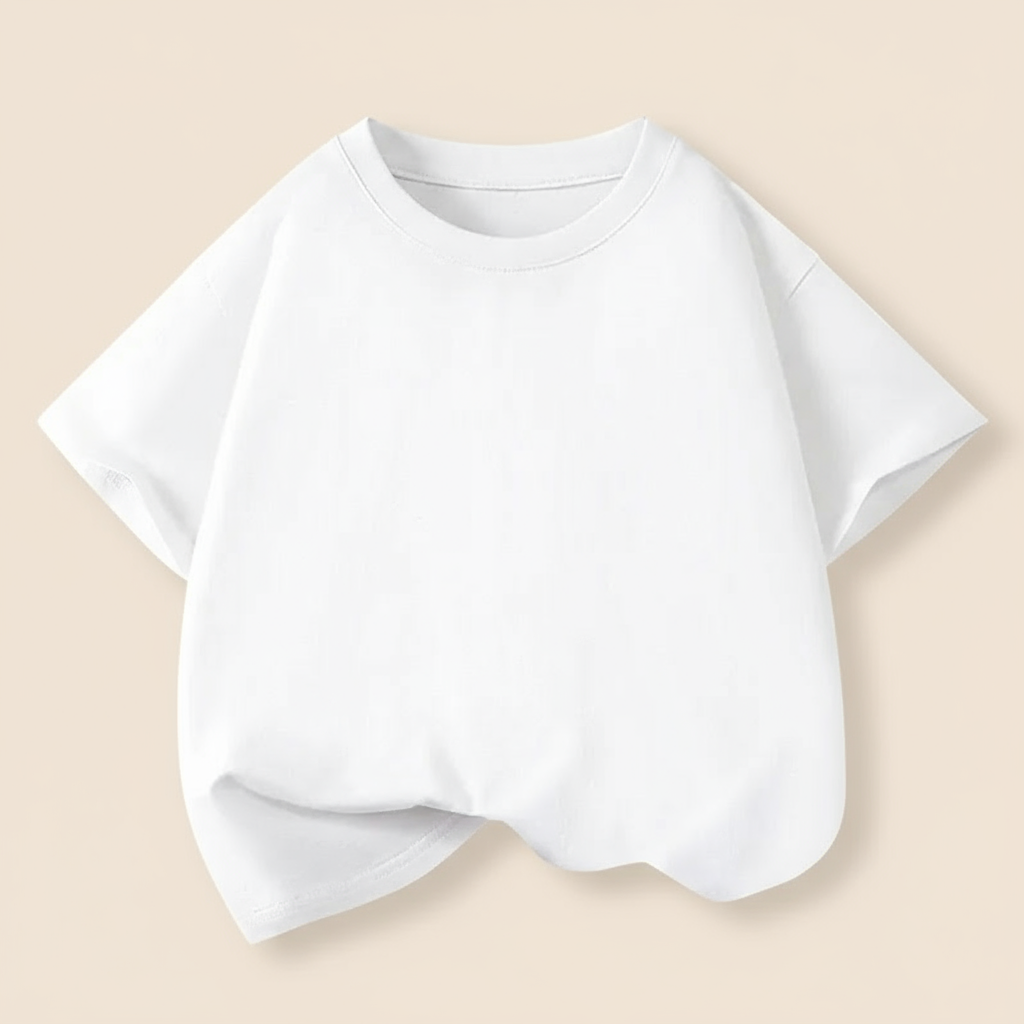 SimpleWear – Casual & myk – Relax Fit T-skjorte med rund hals