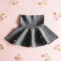 Thumbnail for Girls Knitted Skirt – Komfort og stil – Barne skjørt