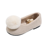 Thumbnail for SoftSteps –  Varmt og mykt – Jentesko med plysjpompon