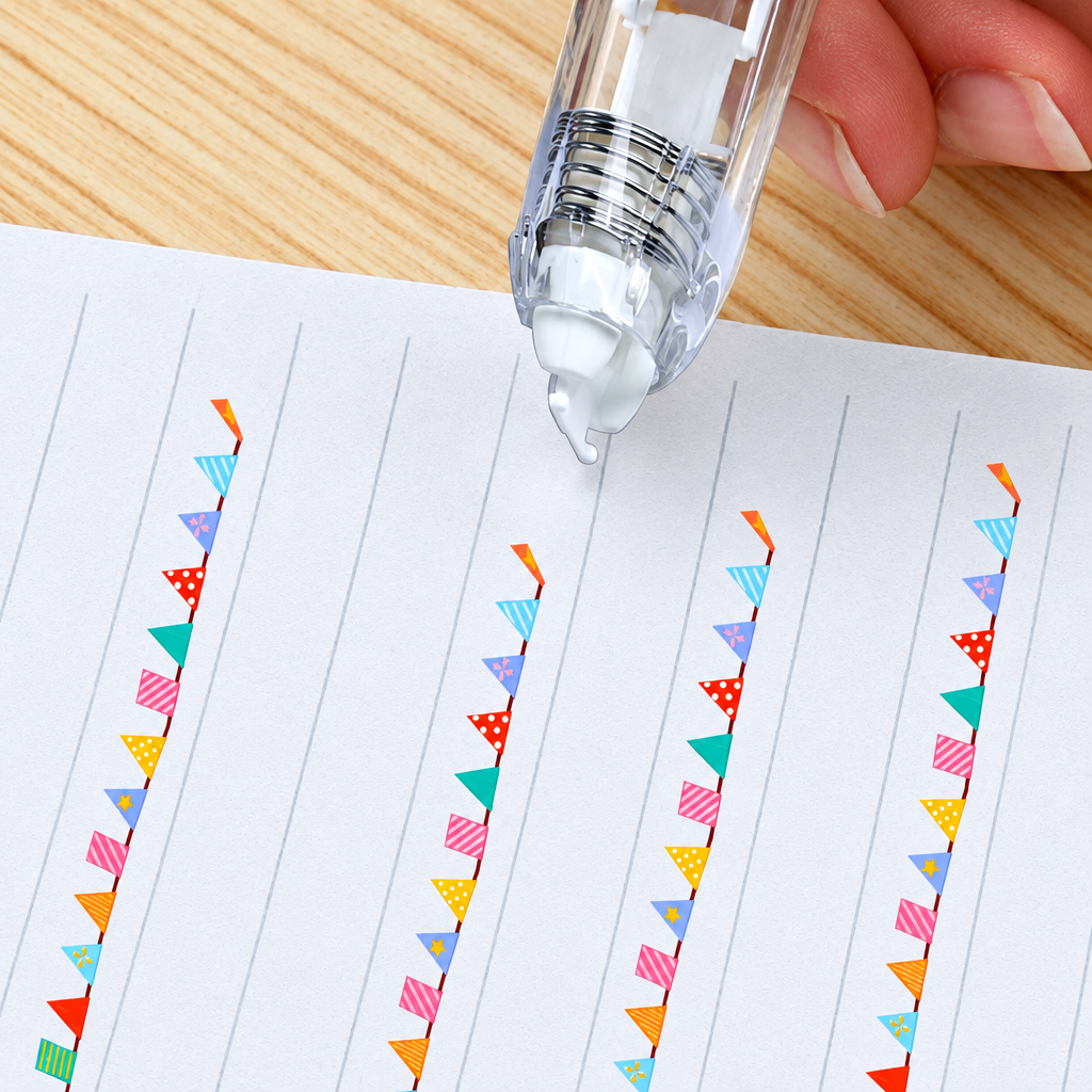 DoodleTape – Dekorativ teiprulle til journaling og håndverk