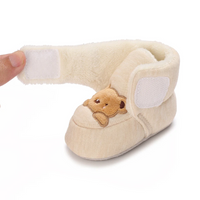 Thumbnail for TinyBoots – Koselig og behagelig – Plysj-babysko til vinteren
