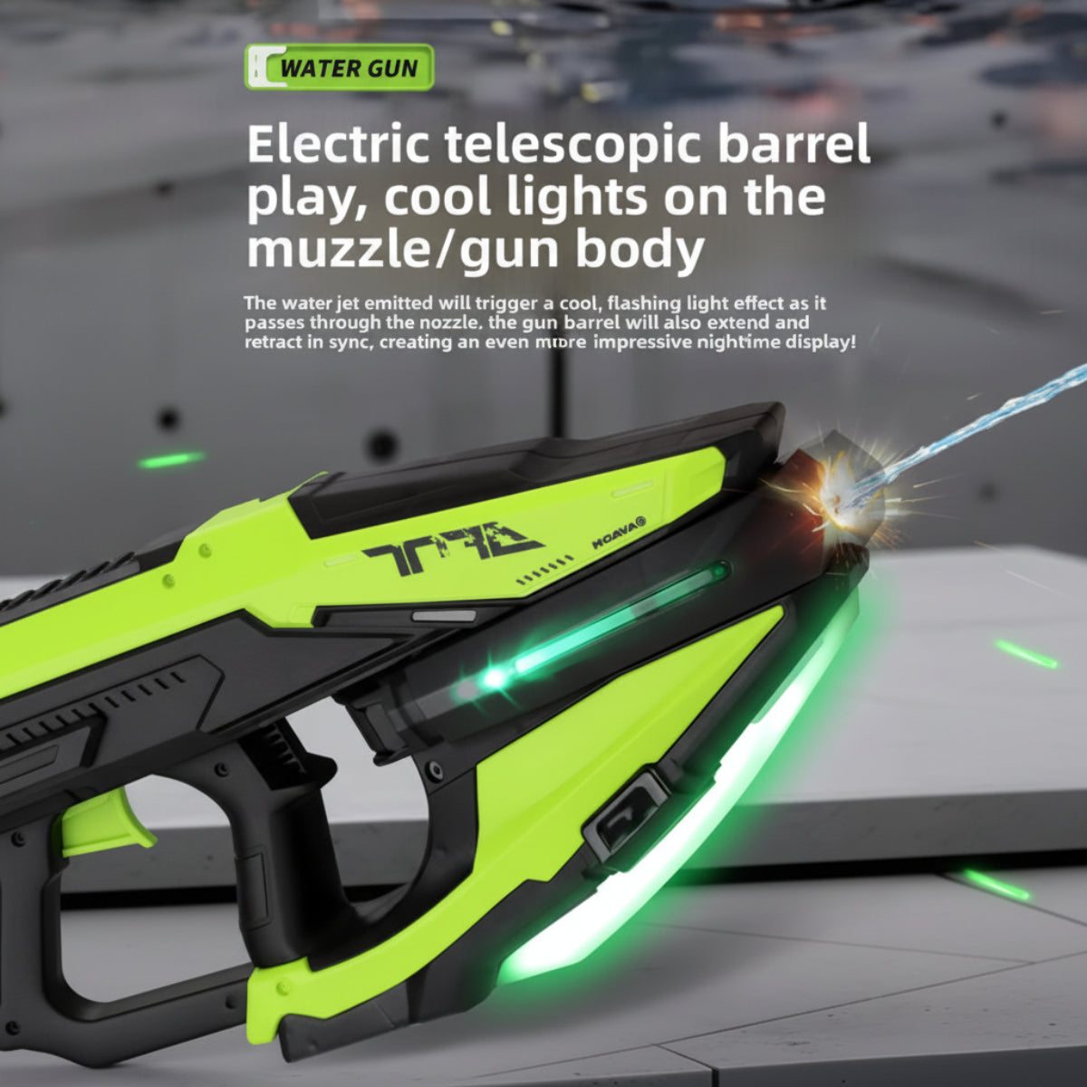 WaterStrike – Kraft og moro – Tomahawk automatisk vannpistol