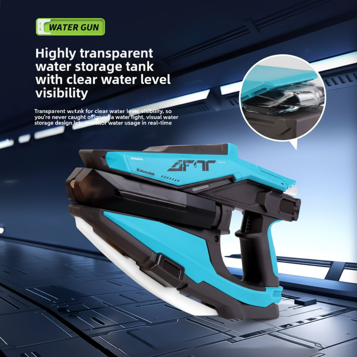 WaterStrike – Kraft og moro – Tomahawk automatisk vannpistol