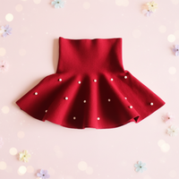 Thumbnail for Girls Knitted Skirt – Komfort og stil – Barne skjørt