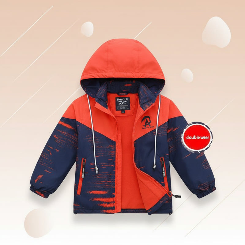 Reversible Kids Jacket – Vanntett og vindtett – Lett jakke
