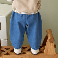 Thumbnail for LittlePatch – Myke og behagelige – barnebukser med broderte detaljer