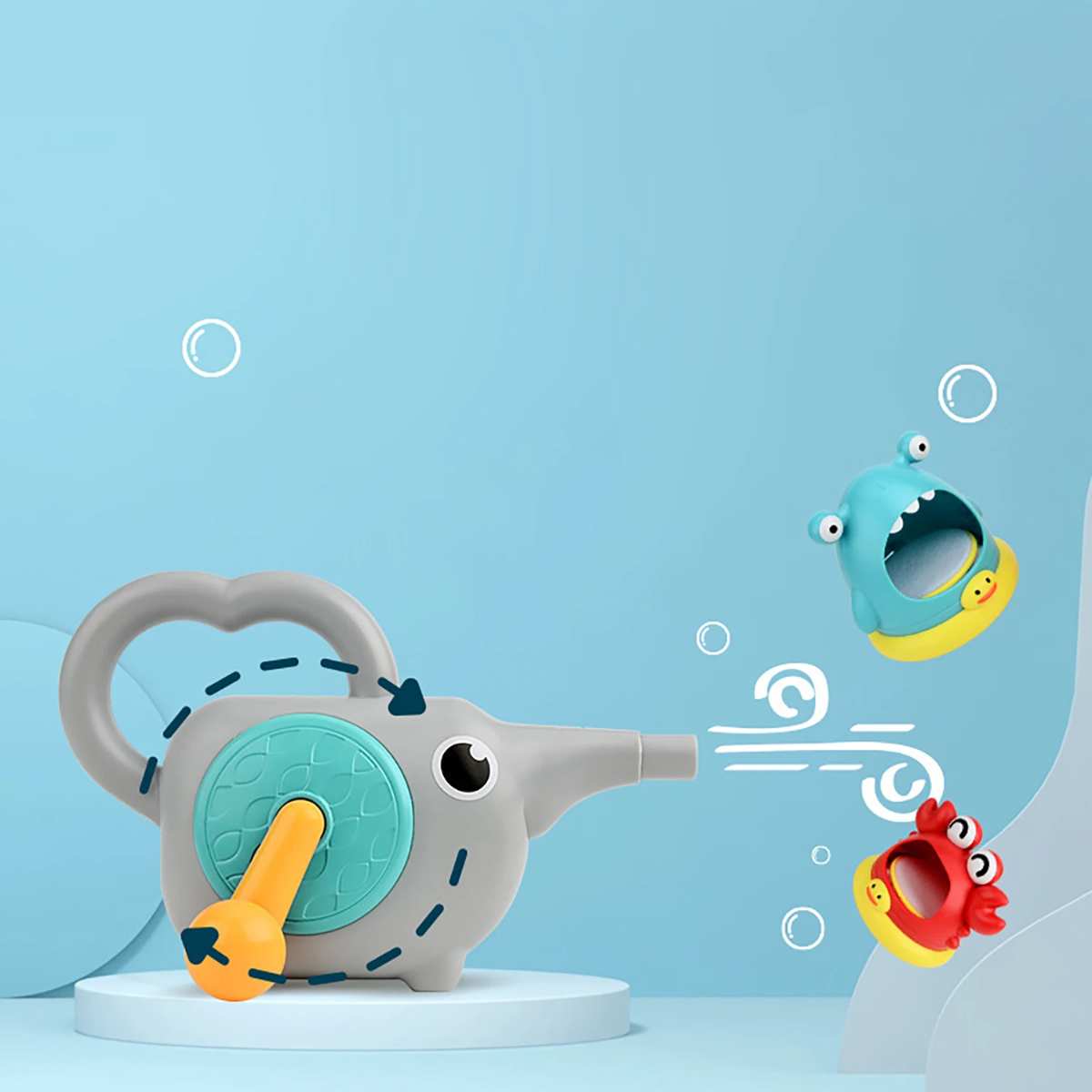 BubblePlay – Lærerikt og morsomt – Krabbe-boble-badeleke