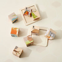 Thumbnail for WoodMind – Kreativt og lærerikt – 6-i-1 Montessori dyre-trepuslespill