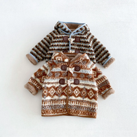 Thumbnail for LittleWarm – Koselig og stilig – Vinterjakke med Fair Isle-mønster