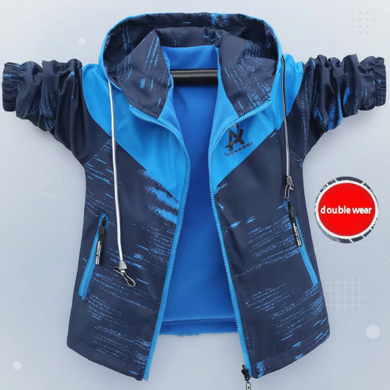 Reversible Kids Jacket – Vanntett og vindtett – Lett jakke
