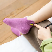 Thumbnail for PlayfulToes – Fargerike og myke – korte barnesokker (sett med 5)