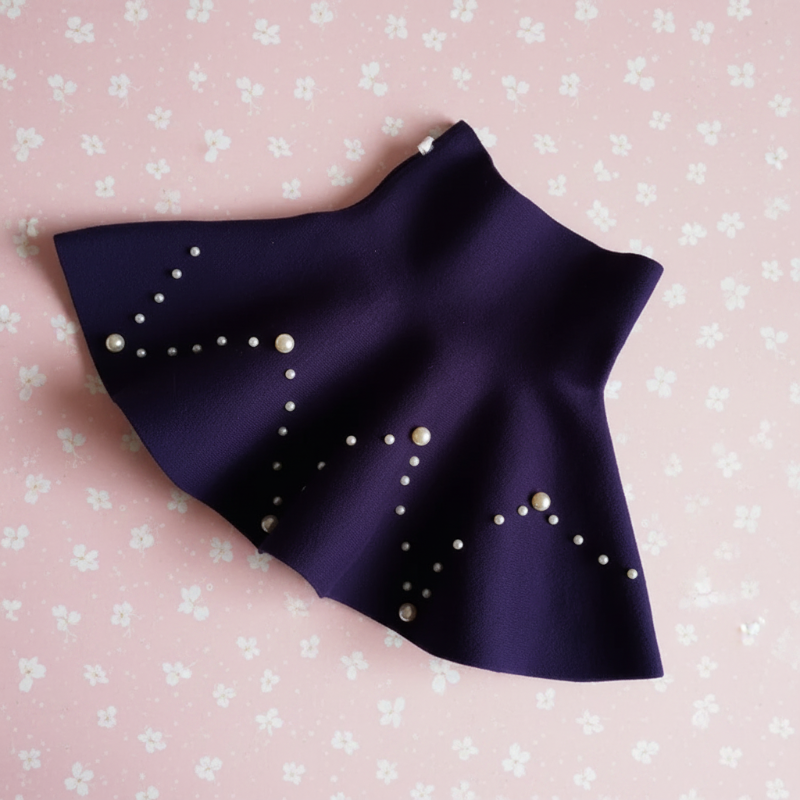 Girls Knitted Skirt – Komfort og stil – Barne skjørt