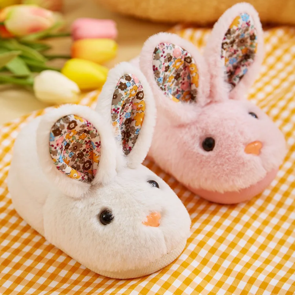 BunnyToes – Myke og varme – Plysj-kaninsko