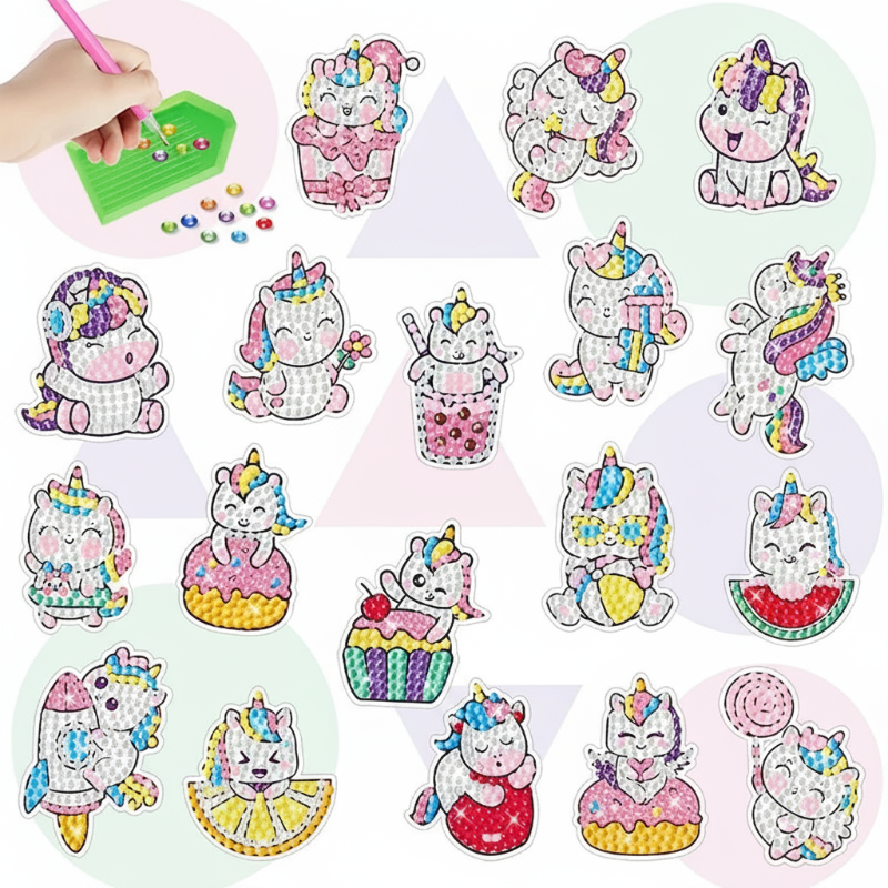 GemArt – Skyggefullt og skinnende – Diamantmaleri-klistremerker