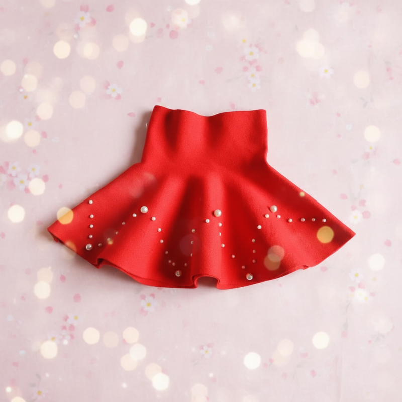 Girls Knitted Skirt – Komfort og stil – Barne skjørt