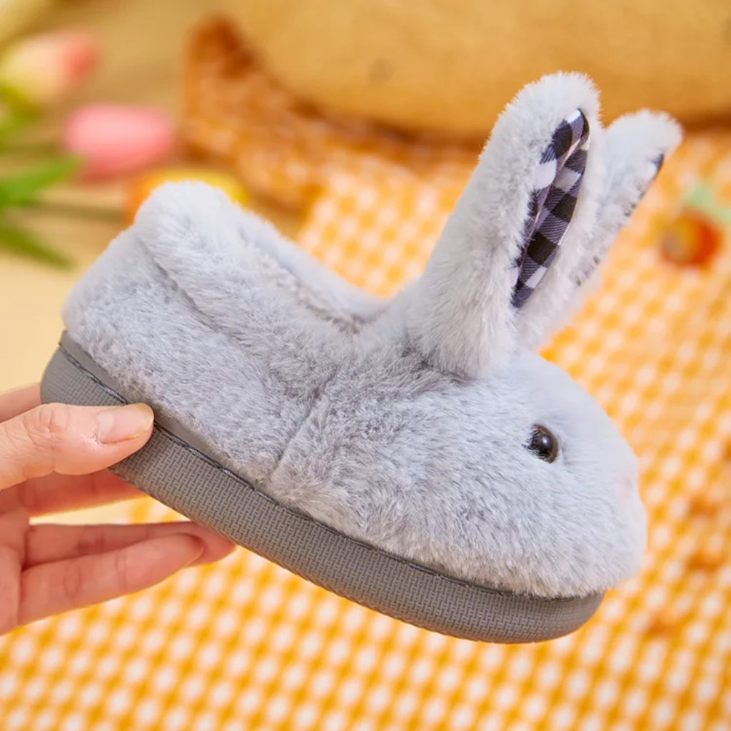 BunnyToes – Myke og varme – Plysj-kaninsko