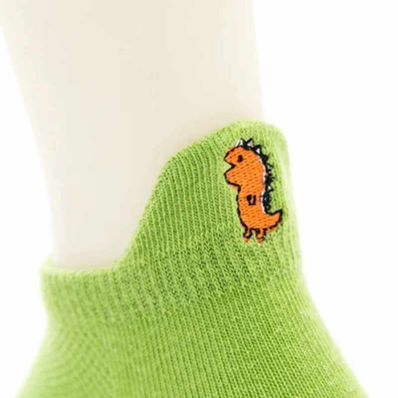 PlayfulToes – Fargerike og myke – korte barnesokker (sett med 5)