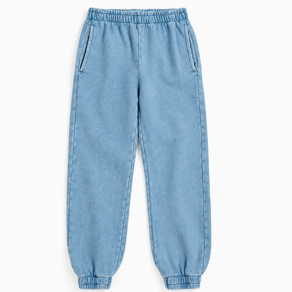 TrendStyle – Trendy og komfortable – Joggebukser for barn i denimstil