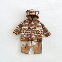 Thumbnail for LittleWarm – Koselig og stilig – Vinterjakke med Fair Isle-mønster