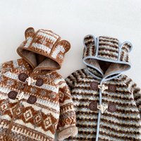 Thumbnail for LittleWarm – Koselig og stilig – Vinterjakke med Fair Isle-mønster