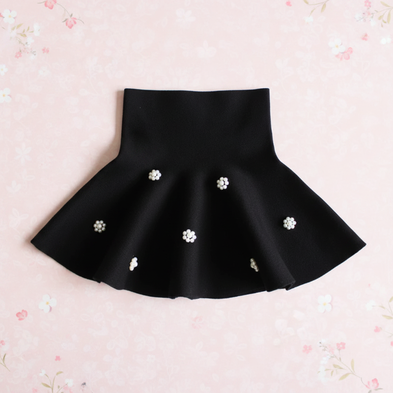Girls Knitted Skirt – Komfort og stil – Barne skjørt
