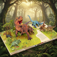 Thumbnail for JurassicKids – Spennende og lærerikt – 3D-pop-up-bok om dinosaurer