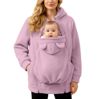 Thumbnail for MamaNest – Varm og praktisk – 2-i-1-bærejakke for mamma og baby