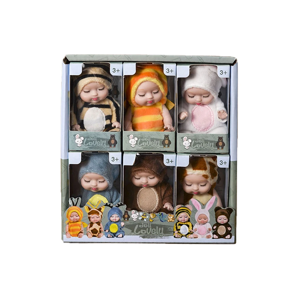 LittleDolly – Søtt og koselig – babydukke i et muntert dyrekostyme