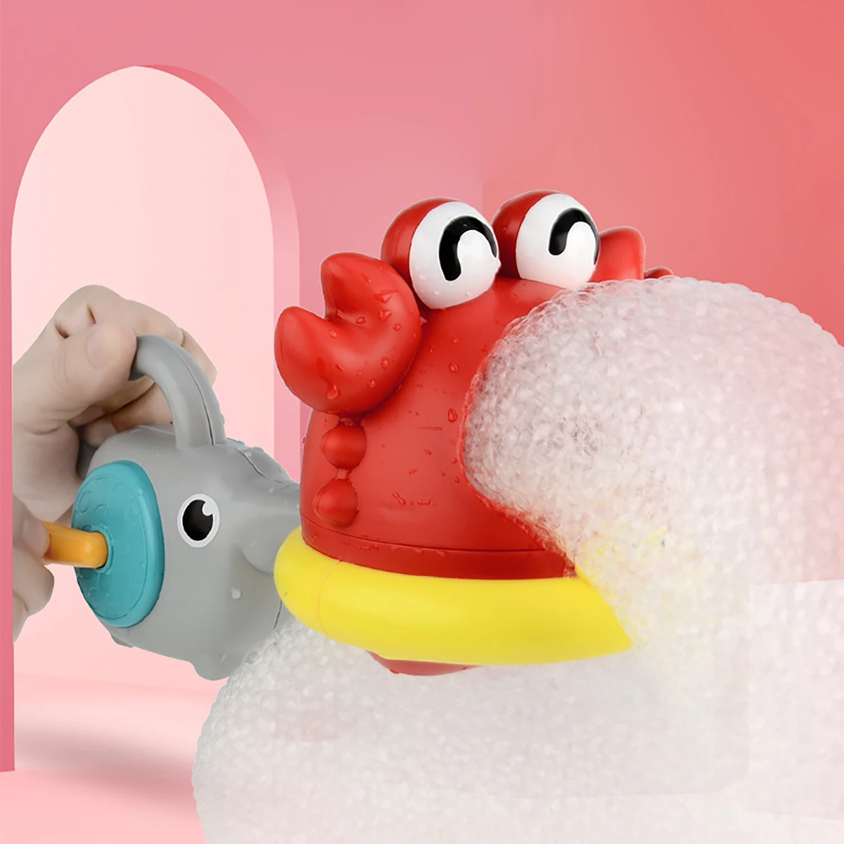 BubblePlay – Lærerikt og morsomt – Krabbe-boble-badeleke