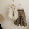 TinyTrends – Boho Chic & Søt – Heklet topp med rutete skjørt