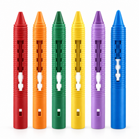 Thumbnail for DoodleBath – Fargerikt og lekent – sett med 6 badekritt