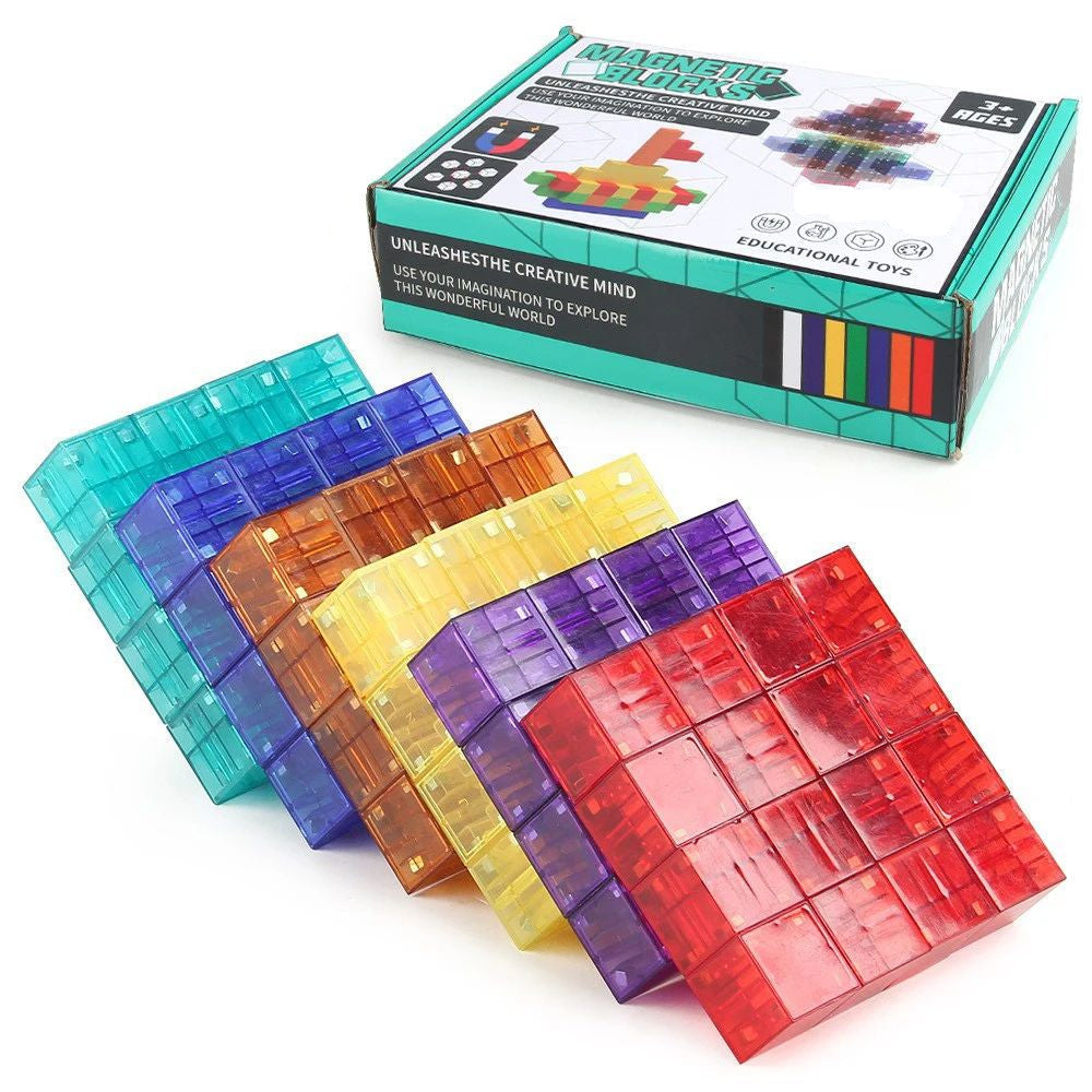 Magic Cubes - Fantasi & moro – magnetiske byggeklosser