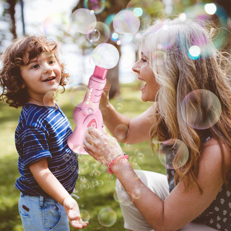 Electric Bubble Maker – Oppladbar og med lys for barn