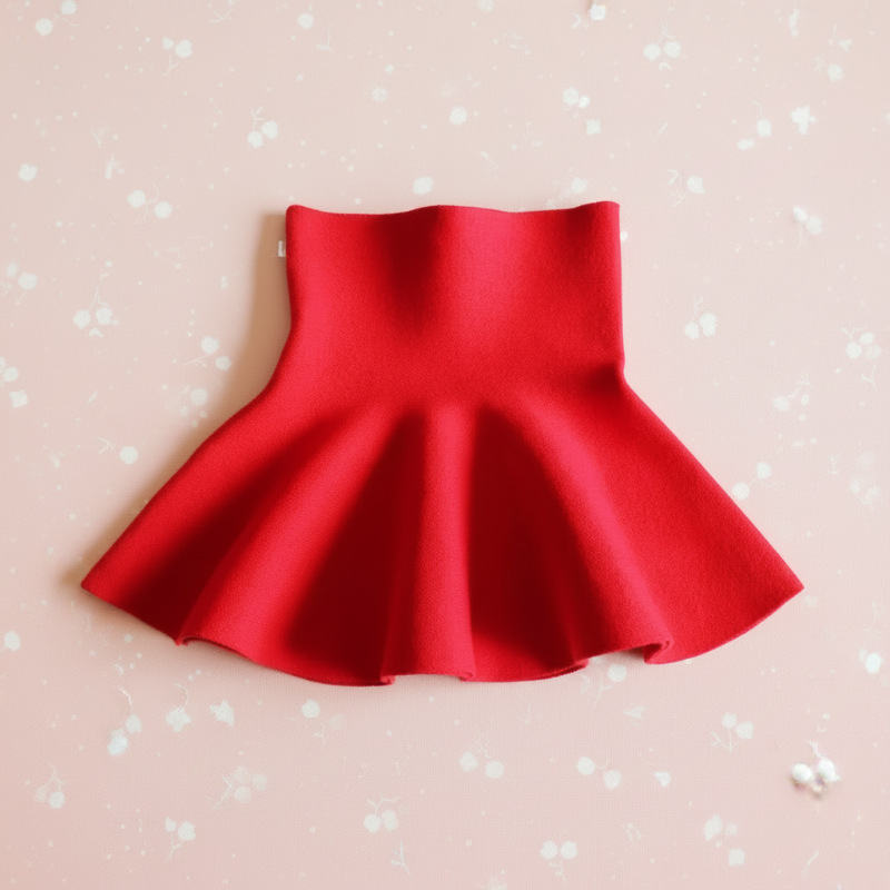 Girls Knitted Skirt – Komfort og stil – Barne skjørt